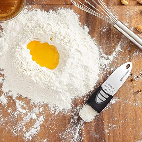 KitchenArt Stainless Steel Pro Sliding Adjust-A-Tablespoon and Teaspoon Set
