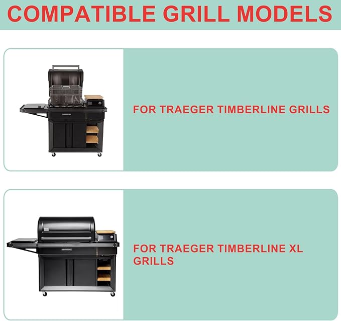 30 Packs BAC608 Grease Bucket Liner for Traeger Timberline and Timberline XL Pellet Grills, Traeger Lronwood, Lronwood XL Disposable Grill Liner, Traeger Flatrock Accessories Drip Tray Liners