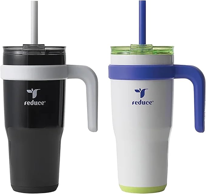 REDUCE 24 oz. Cold1 Tumbler, 2-Pack (Black & whitish)