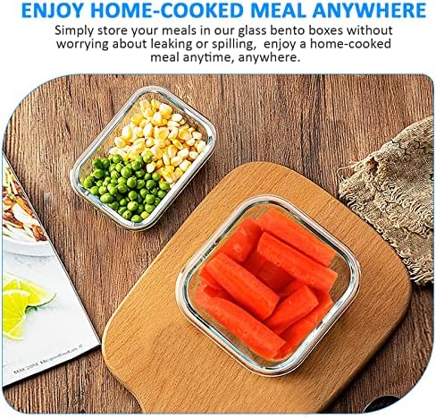 KOMUEE 24 Pieces Glass Food Storage Containers Set, Blue