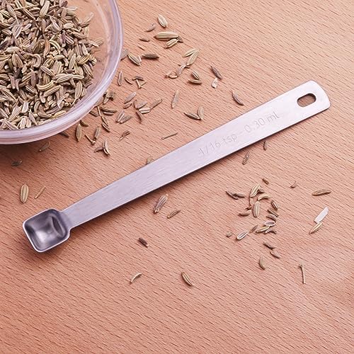 1PCS 1/16tsp(0.3ml) Tiny Measuring Spoon, Small Teaspoon for Tiny Amounts
