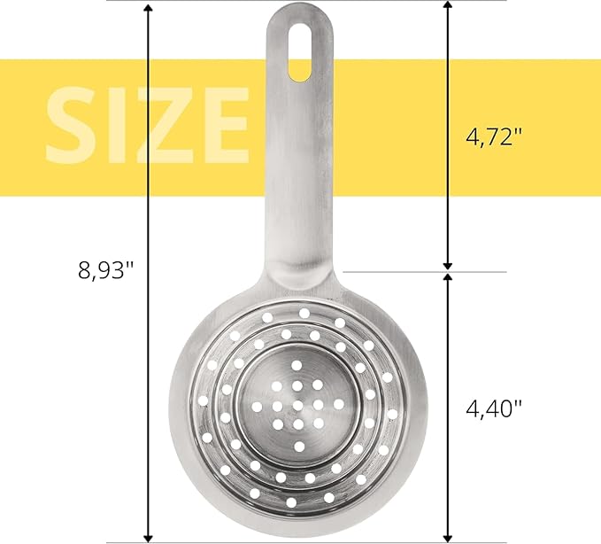 Multipurpose Can Colander Stainless Steel – Universal Food Grade Stainless Steel Can Strainer with Handle for Small and Large Cans Vegetable Fruit Tuna Can Colander Small