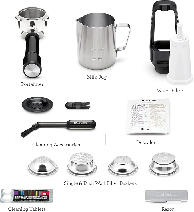 Breville Barista Touch Impress Espresso Machine BES881BTR, Black Truffle