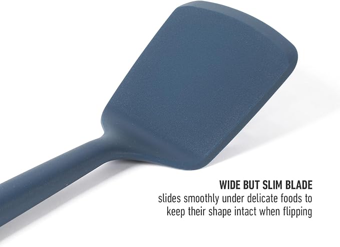 Calphalon Edge Silicone Flexible Turner - Navy Blue