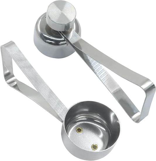 2Pcs Stainless Steel Egg Cracker, Ergonomic Egg Shell Opener Adjustable Egg Topper, Durable Egg Scissors for Custards and Cakes/Kitchen Accessories