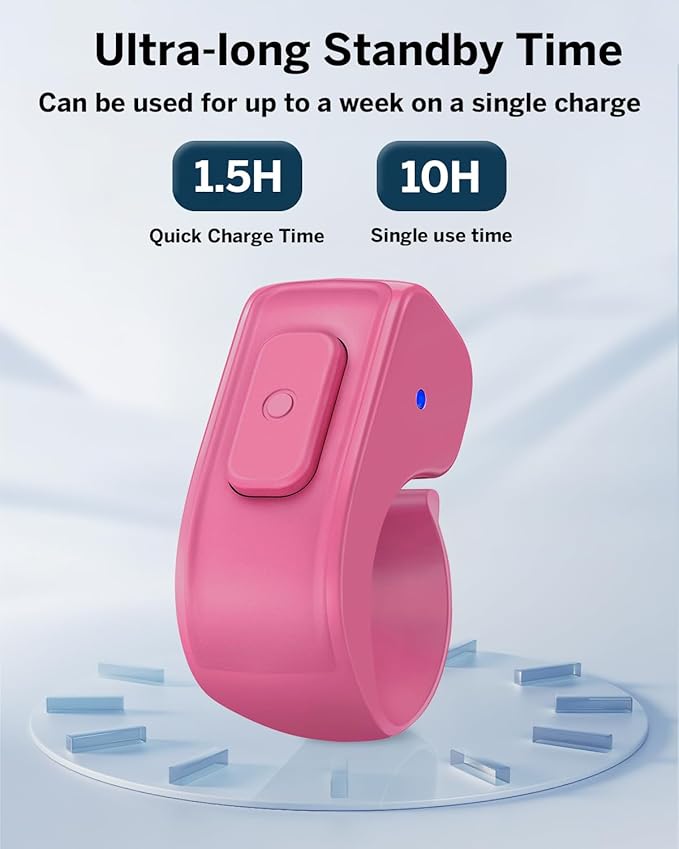 Page Turner Ring for Kindle, Remote Control Paperwhite Oasis Scribe Kobo eReaders, Page Turner Clicker for Kindle iPhone ipad Tablets with Camera Video Record & Shutter Selfie Raspberry
