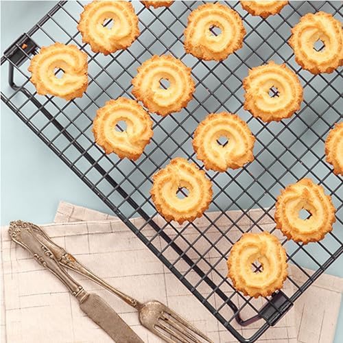 Cooling Rack for Baking, 17x11 inch Baking Sheet with Foldable Leg