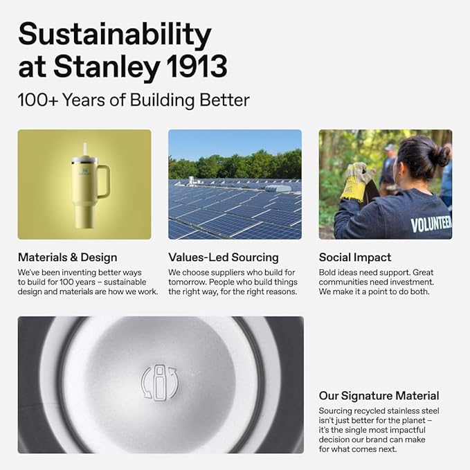 STANLEY Quencher H2.0 Tumbler with Handle and Straw 14 oz | Flowstate 3-Position Lid | Cup Holder Compatible for Travel | Insulated Stainless Steel Cup | BPA-Free | Blue Sky
