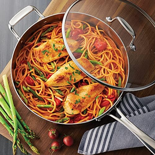 Tramontina Boston Tri-Ply Clad Stainless Steel 10-Pc Pots and Pans Set