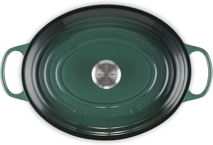 Le Creuset Enameled Cast Iron Signature Oval Dutch Oven, 8 qt., Artichaut