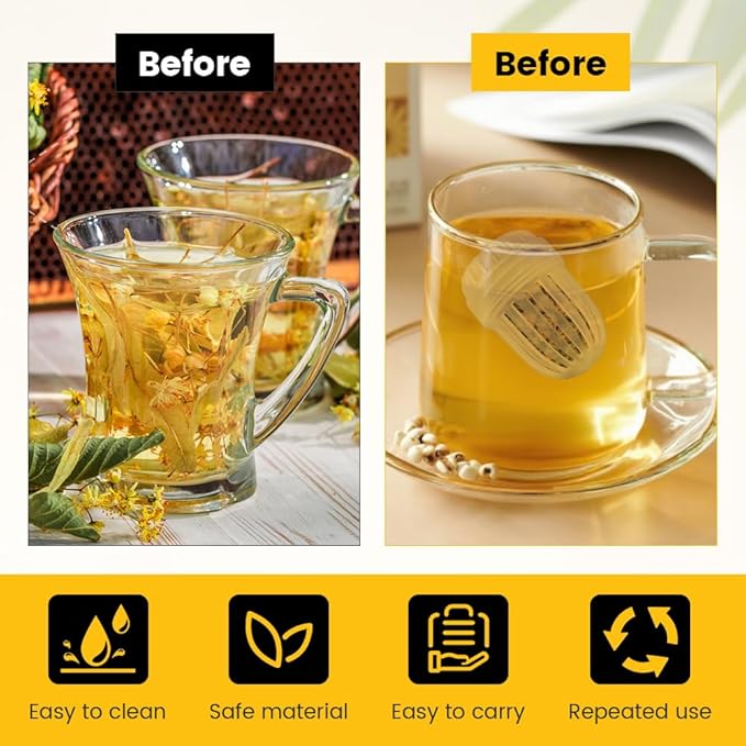 3 Pcs Fruit Infuser Insert, Tea Infuser Replacement for Wide Mouth Bottles, Strainer Ball Diffuser Basket for Loose Leaf Tea/Coffee/Fruit, Compatible with St-anley/Hy-dro Flask Wide Mouth Bottles