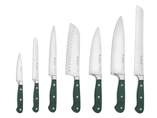 WÜSTHOF Classic Fresh Rosemary 8-Piece Knife Block Set
