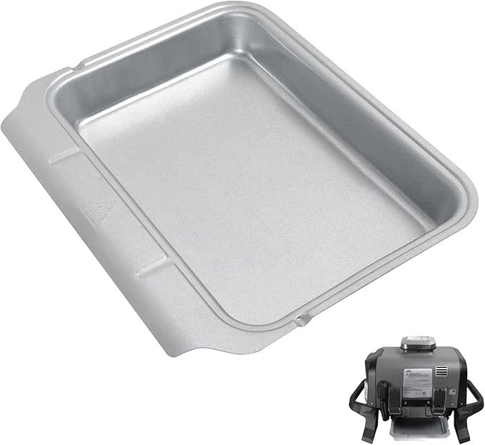 Grill Grease Tray for Ninja Woodfire OG700 Series Outdoor Grills Ninja OG751 OG701 Drip Pan, Non Disposable Stainless Steel Catch Pan for Ninja 7-1 Woodfire Electric Outdoor Grill & Air Fryer