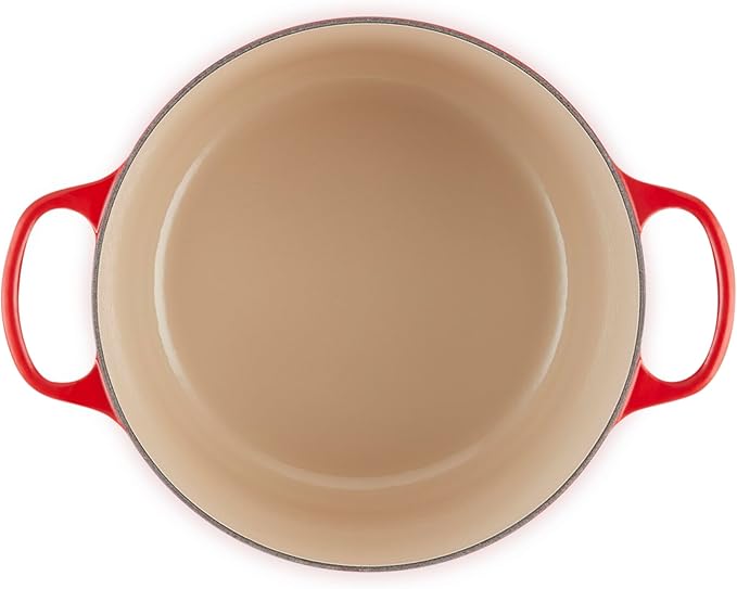 Le Creuset Enameled Cast Iron Signature Deep Round Oven, 6.5 qt., Cerise