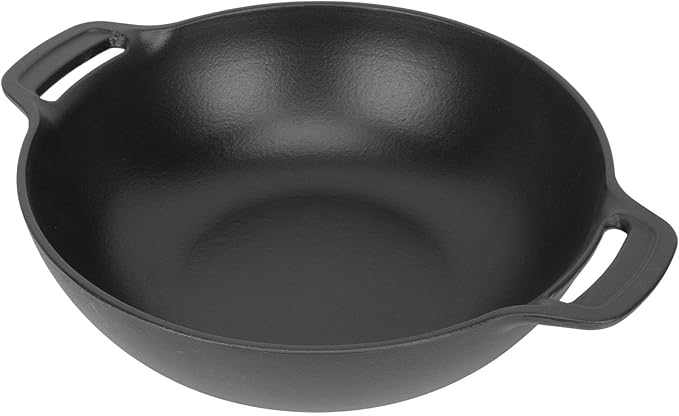 Cast Iron Grill Wok for Weber Gourmet BBQ System,Spirit I/II 200 300 SER,Genesis II E-310/LX S-440,Summit Series Cooking Grate,Outdoor Barbeque Accessories for Weber 7425