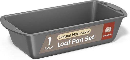 Bakken- Swiss Loaf Pan Set 1-Piece - Deluxe Nonstick Carbon Steel Bakeware for Perfect Bread and Cakes – Dishwasher Safe, Premium Pans for Home Baking