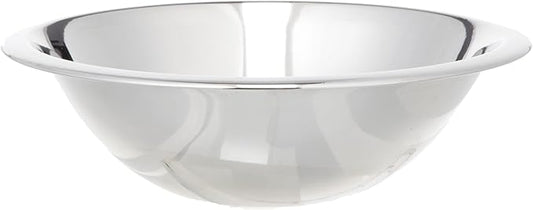 1-Quart Wide Rimmed Stainless Steel Mixing Bowl