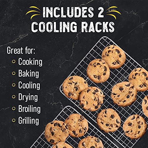 Checkered Chef Cooling Racks for Cooking and Baking - Cooling Wire Rack