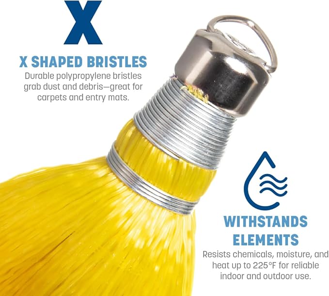 Carlisle FoodService Products 3663400 Synthetic Corn Whisk, 9.00, 7.5" Height, 7.5" width, 9" Length, Plastic (colors may vary), 1 Count (Pack of 1)