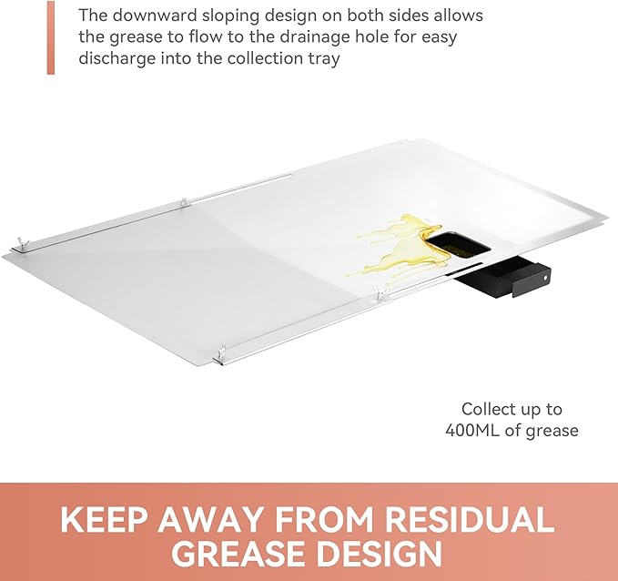 Universal Grease Tray with Catch Pan for Nexgrill 720-0888s 720-0888 720-0896, 3/4/5 Burner Gas Grill , Adjustable Drip Pan for Expert ,Charbroil, Dynaglo, Kenmore, BHG, Grill Master Backyard Uniflame
