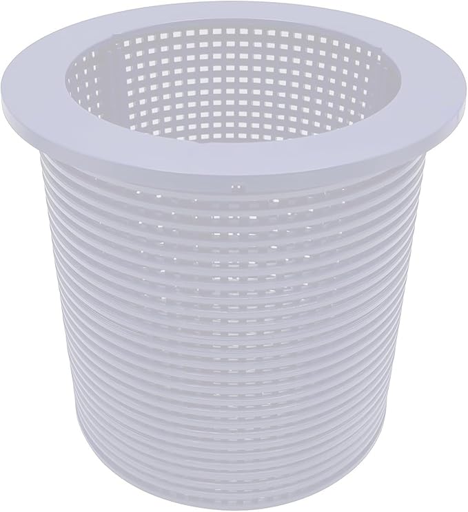 Poolzilla 1 Pack Premium Skimmer Basket, (White) Replacement for Pentair 38013A fo Floating Weir, Admiral Skimmer, Aladdin B-37, 850001–S-10, Made of Durable ABS Plastic
