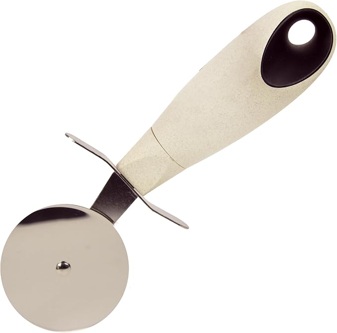 Wheat Straw Pizza Cutter, Stainless Steel Blade, 2.63 x 8.14 inches