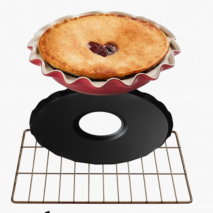 Mrs. Anderson’s Baking Non-Stick Pie Drip Catcher Pan, Carbon Steel with Premium Non-Stick Coating, PFOA and BPA Free