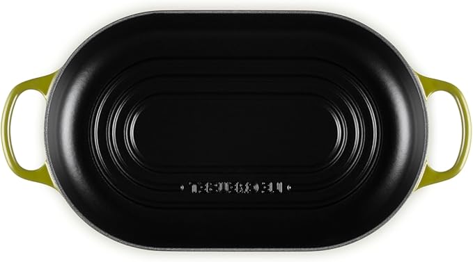 Le Creuset Enameled Cast Iron Signature Oval Bread Oven, 11.5 inch, Olive