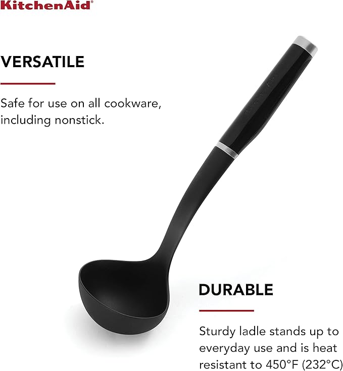 KitchenAid KE006OHOBA Classic Nylon Ladle