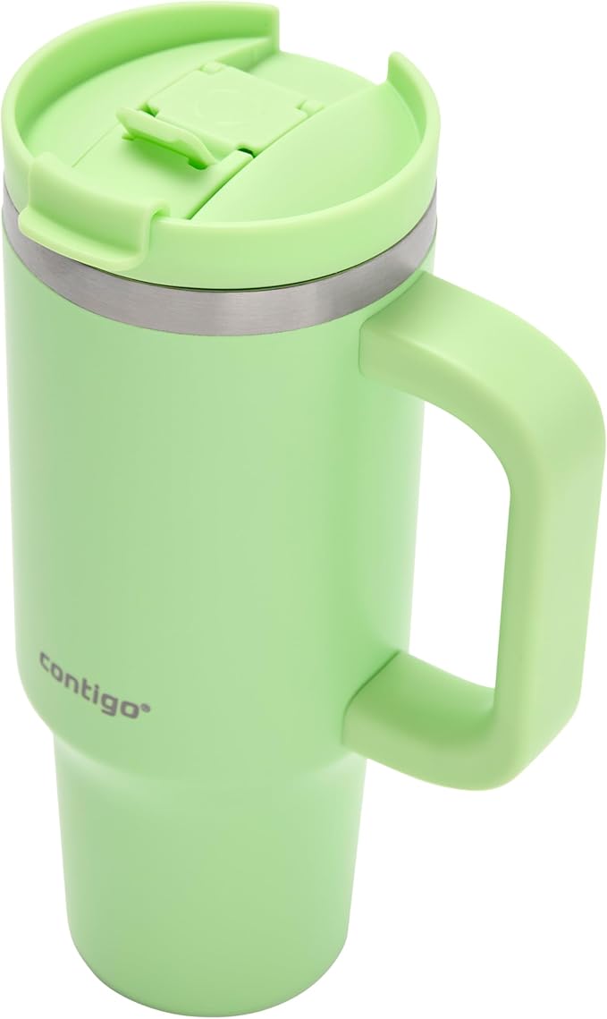 Contigo Streeterville 30oz Tumbler, Stainless Steel Vacuum Insulated, Leak-Proof, Cold for 29 Hours, Fits in cupholders, Cucumber