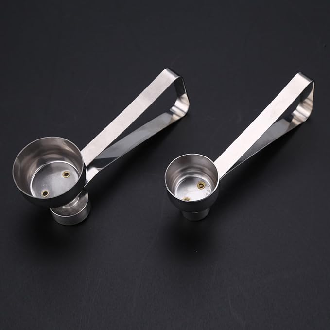 Egg Cracker Tool, 2.5cm Small Size Stainless Steel Egg Shell Cutter Tool, Egg Top Cutter for/Soft Hard Boiled Egg(M)