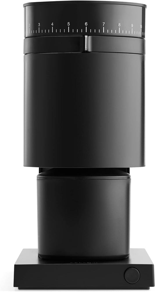 Fellow Opus Conical Burr Coffee Grinder – Electric Espresso Grinder for Home Use, 41 Adjustable Settings for Drip, French Press, Cold Brew & More, 40mm Stainless Steel Burrs, Matte Black