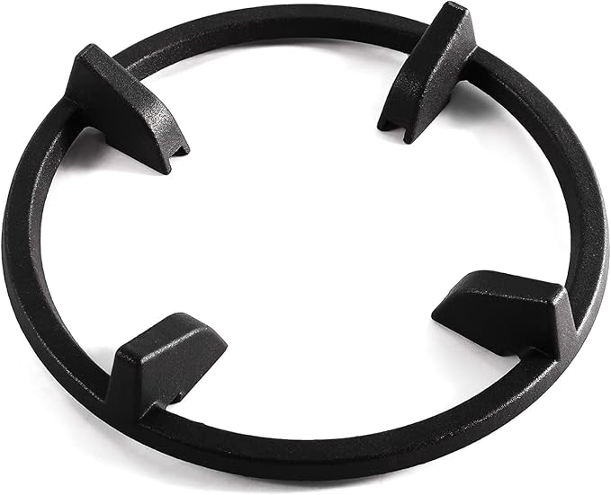 Wok Ring, Replacement Parts for Gas Stove Burner Grates Cast Iron Stove Top Grates Support Ring Universal Non-Slip 9 Inch Samsung GE Whirlpool Kitchenaid LG Range Base Wok Burner Ring