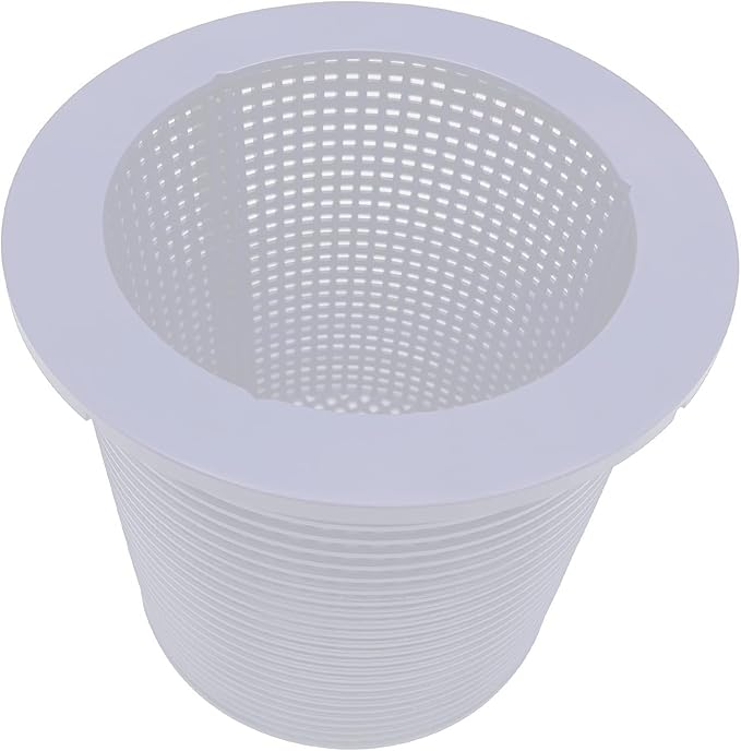 Poolzilla 1 Pack Premium Skimmer Basket, (White) Replacement for Pentair 38013A fo Floating Weir, Admiral Skimmer, Aladdin B-37, 850001–S-10, Made of Durable ABS Plastic