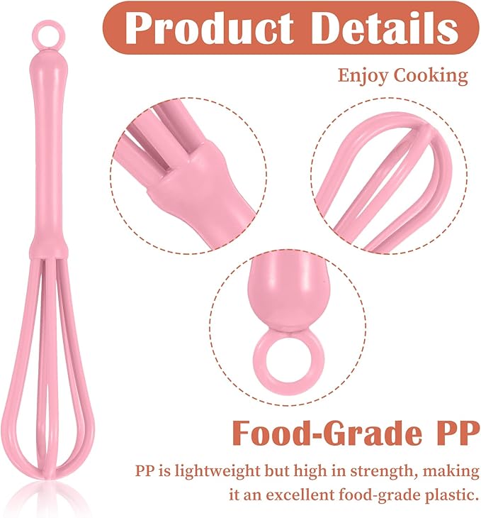 6pcs Hair Color Whisk,Hair Dye Whisk, Whisks for Hairs Color, Used in Hairs Salons, Barber Shops,Dye Cream Whisks, Used for Mixing, Beating, Stirring, 3 Colors