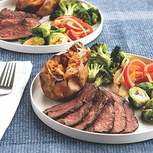 Nordic Ware 10-Inch Meal Plate, Set of 2, White, Microwave Safe Polypropylene