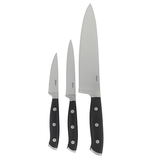 Oster 144314.03 Ginley Stainless Steel Cutlery Set Black - 3 Piece