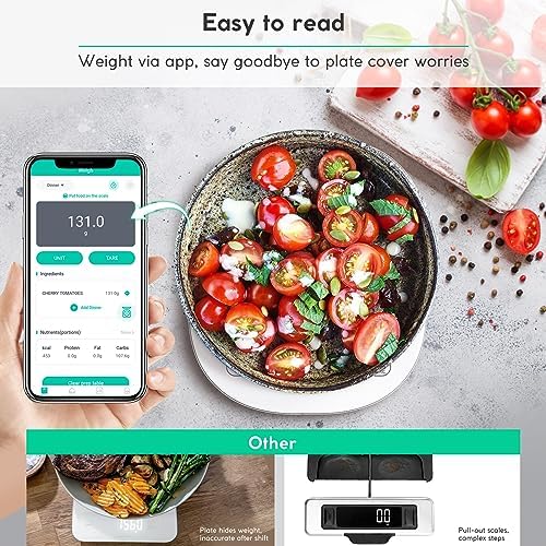 Arboleaf Smart Food Scale, Kitchen Scale with Nutritional Calculator
