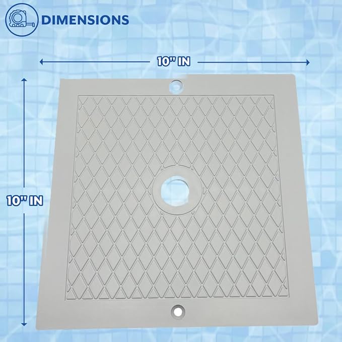 Poolzilla 1-Pack 10" Skimmer Lid Replacement for Hayward SPX1082E, SP082, 1083, 1084, 1085, and SP1086, Heavy Duty Design…