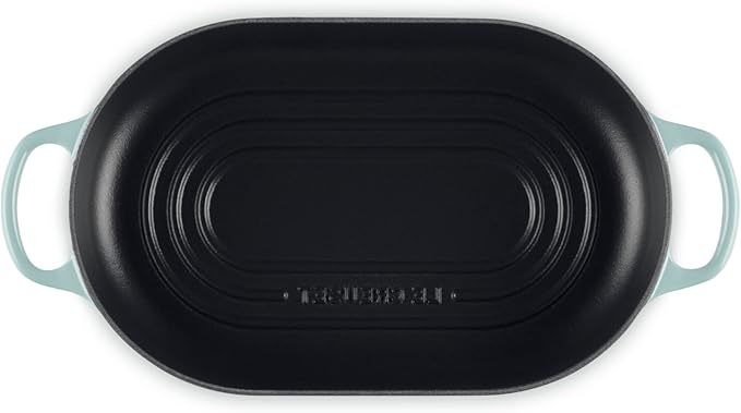 Le Creuset Enameled Cast Iron Signature Oval Bread Oven, 11.5 inch, Sea Salt