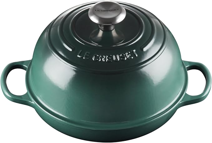 Le Creuset Enameled Cast Iron Signature Round Bread Oven, 9.5 inch, Artichaut