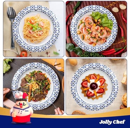 JOLLY CHEF 10 inch Disposable Paper Plates 500 Count