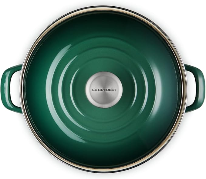 Le Creuset Enamel on Steel Traditional Stockpot, 10 qt., Artichaut with Stainless Steel Knob