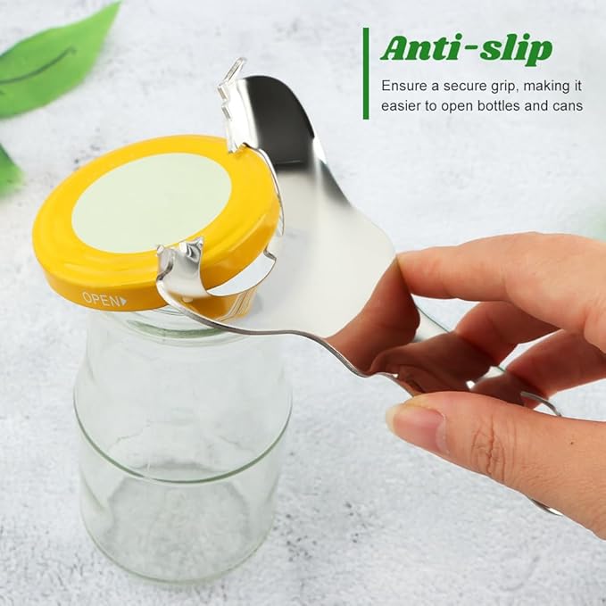 2 PCS Mason Jar Opener No Lid Dents or Damage,Multi-Purpose for Bottle Opener and Various Lids Canning Jar Opener,Easy Twis-t Manual Handheld Top Remover Bottle Opener Made For Lifetime