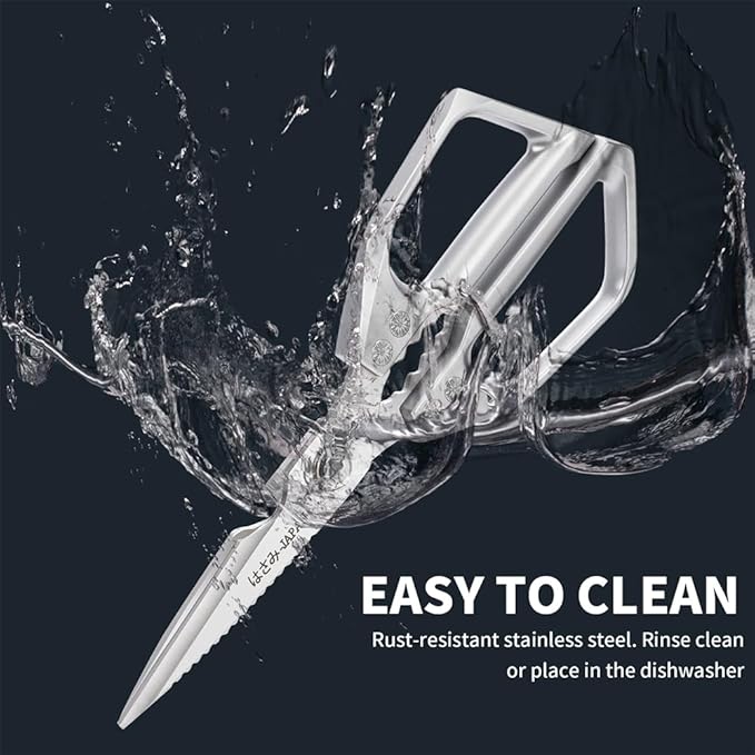 Kitchen Scissors Heavy Duty for Food, All Purpose Meat Scissors, Premium Ultra Sharp Japanese Stainless Steel Kitchen Shears