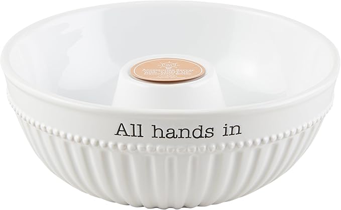 Mud Pie Serving Bowl; 4 1/2" x 11" dia