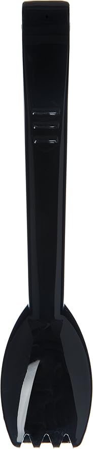 Carlisle FoodService Products CFS Carly Salad Tong, 9" Salad Tong, Black, 1 Pack