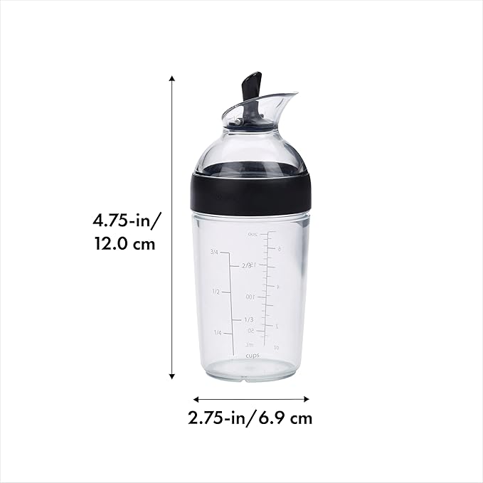 OXO Good Grips Little Salad Dressing Shaker - Black, Small