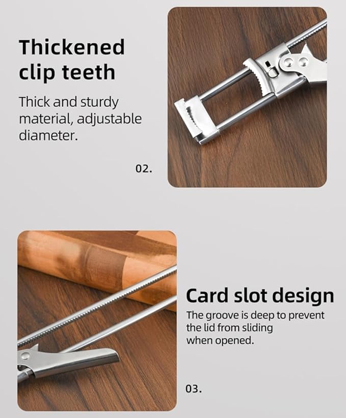 LYW Jar Openers,Adjustable Multifunctional Stainless Steel Can Opener,Stainless Steel Can Opener Bottle Jar Lid Gripper Household Kitchen Tool, Manual Jar Bottle Opener Kitchen Accessories