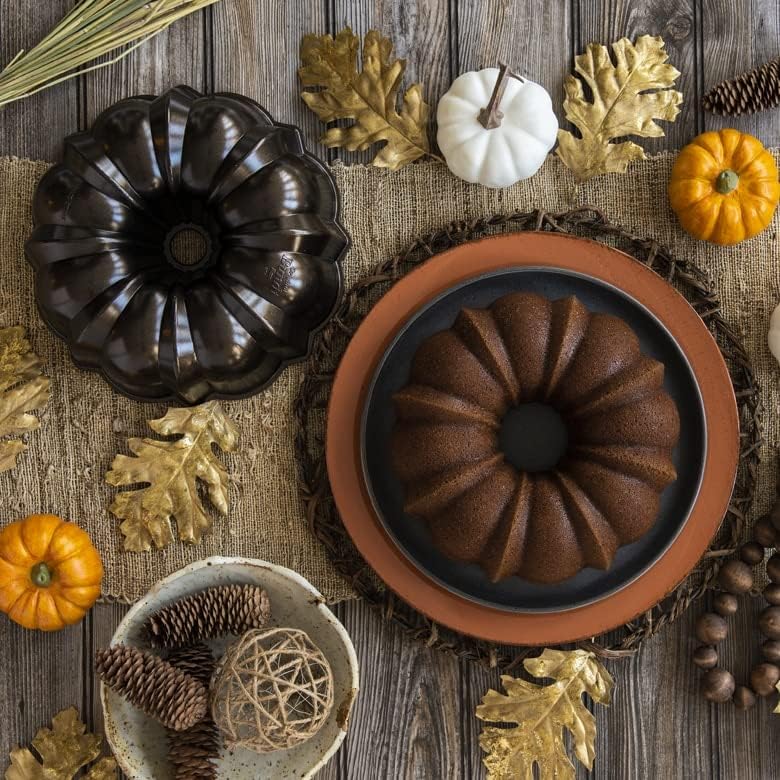 Nordic Ware Original Bundt, 12-Cup, Bronze (Pack of 3)